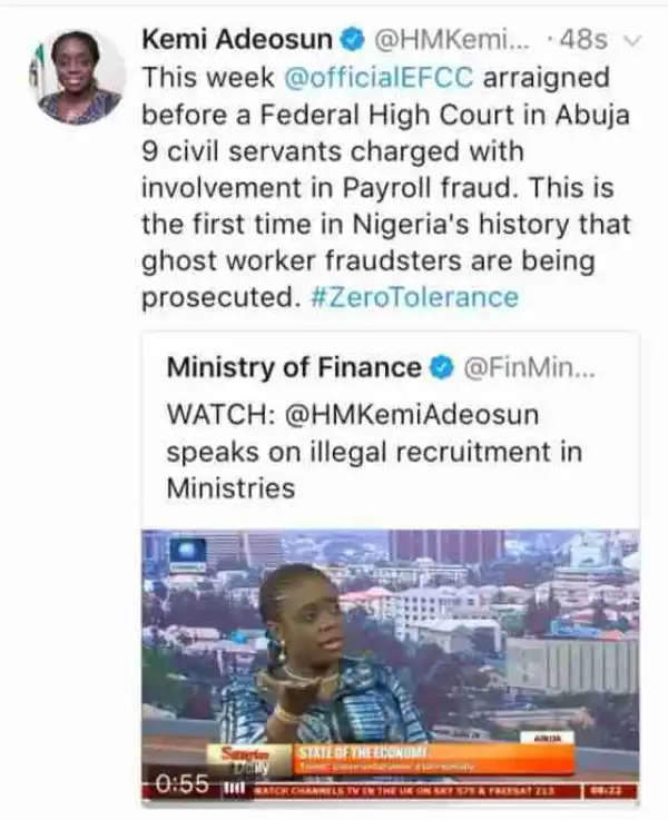 EFCC Arraigned 9 Civil Servants Charged With Involvement In Payroll Fraud